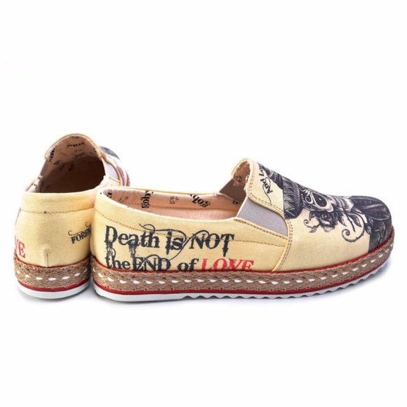 Goby Shoes - Day of the Dead Slip on Sneakers - Picture 5 of 6